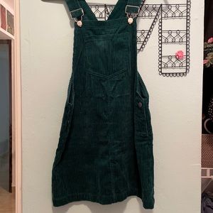 Corduroy Overall Dress